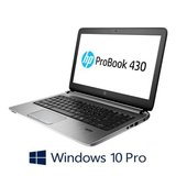 Laptop HP ProBook 430 G2, Intel Core i5-4210U, SSD, Webcam, Windows 10 Pro